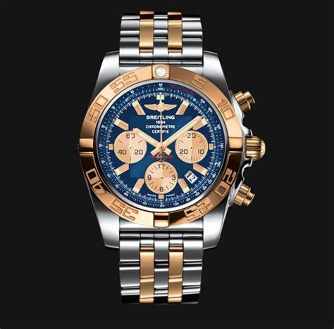 breitling double watch|Breitling watch blue face.